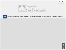 Tablet Screenshot of coopsanpancrazio.it